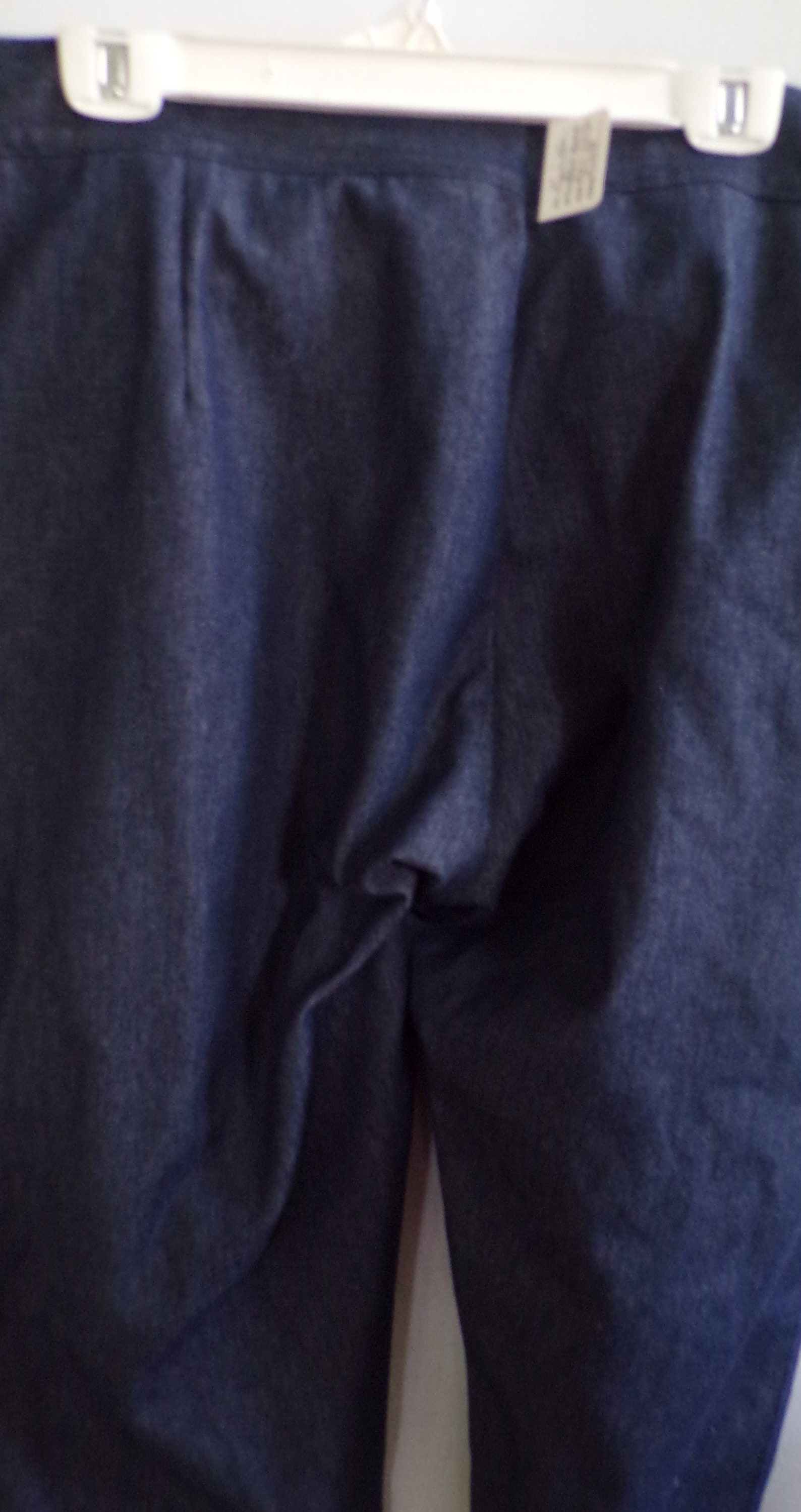 AUTHENTIC AMISH Mens Drop Front Navy Denim Pants 40 X27 NEW Etsy