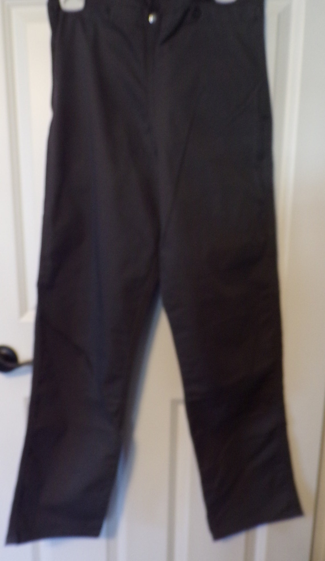 AUTHENTIC AMISH Mans Carpenter Drop Front Black Denim Pants Etsy