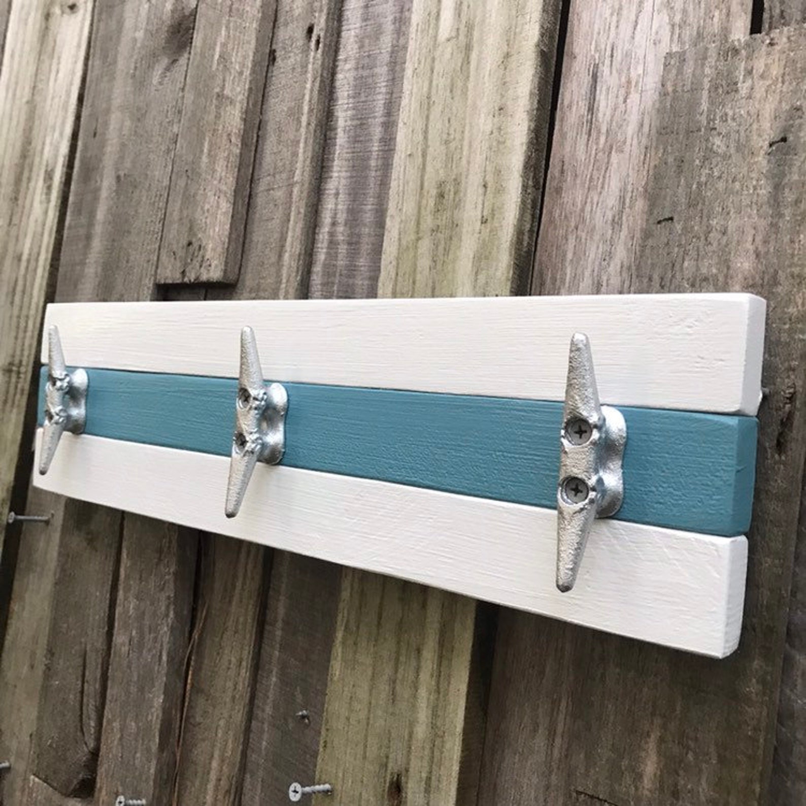 Boat Cleat Coat Rack Nautical Towel Rack Hat Rack Book Bag Etsy