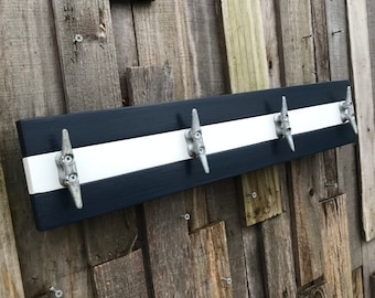 Bloat Cleat Rack, Navy and White