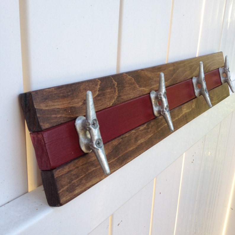Boat Cleat Coat Rack Nautical Towel Rack Hat Rack Book Bag Etsy
