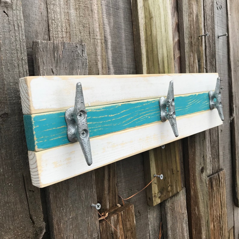 Boat Cleat Coat Rack Nautical Towel Rack Hat Rack Book Bag Etsy