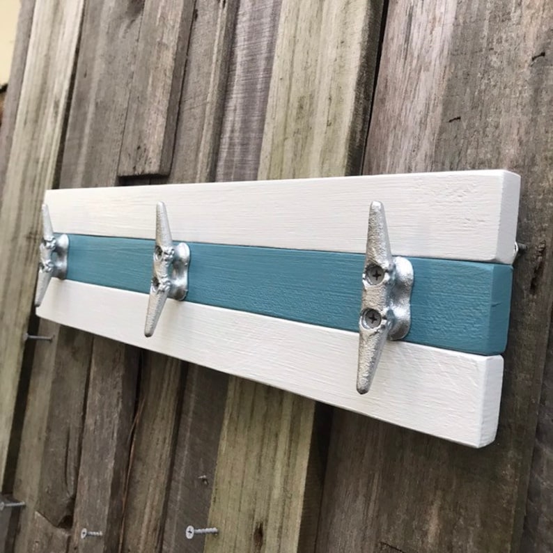 Boat Cleat Coat Rack Nautical Towel Rack Hat Rack Book Bag Etsy