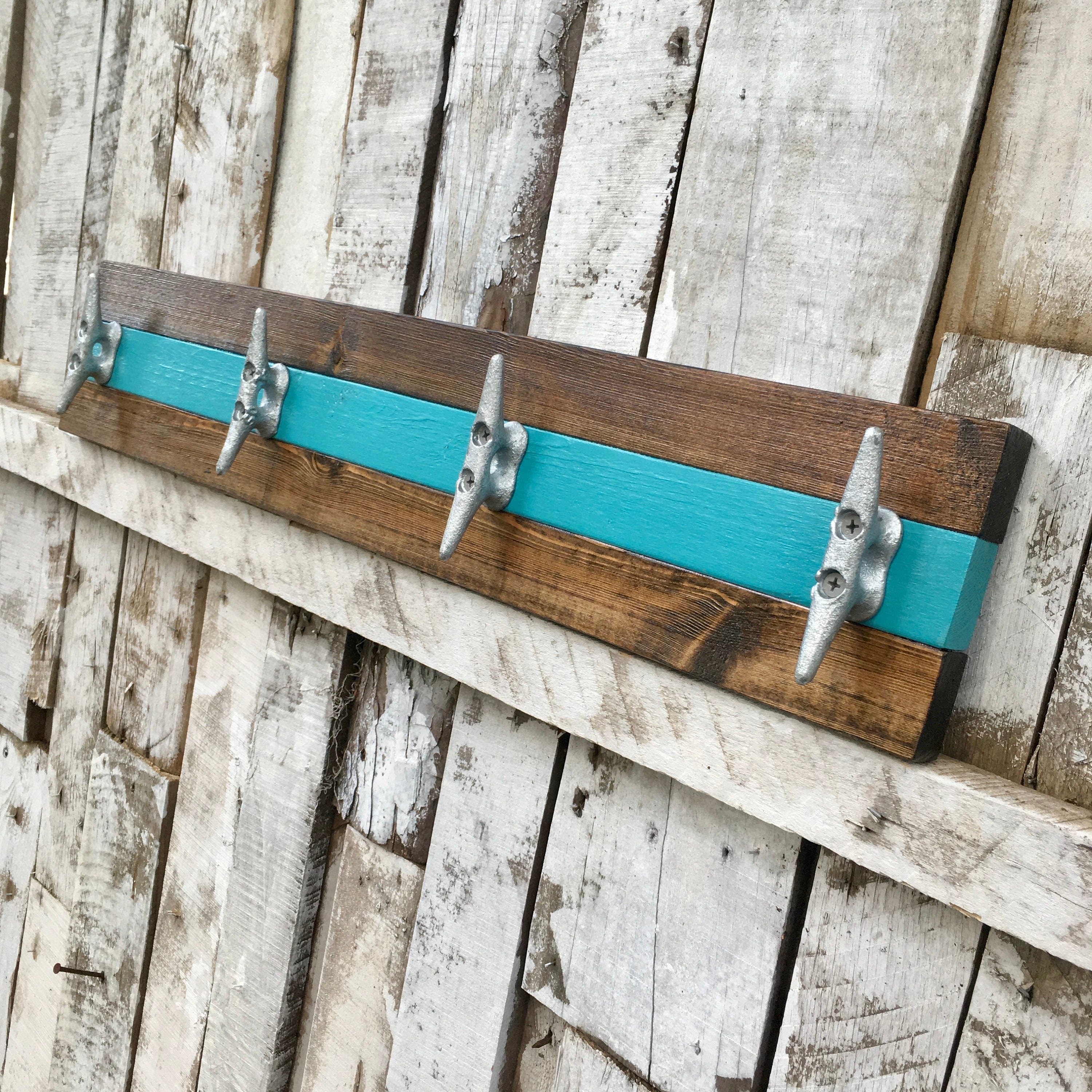 Boat Cleat Coat Rack Nautical Towel Rack Hat Rack Book Bag Etsy