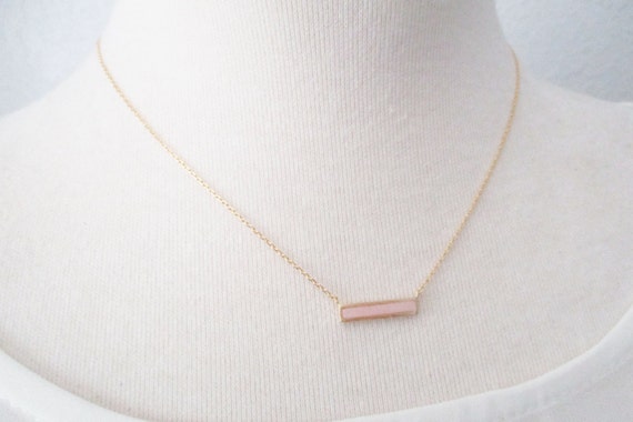 Gold bar necklace...dainty handmade necklace, everyday, simple, birthday, wedding, bridesmaid jewelry