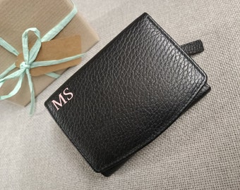 Mothers Day Gift - Personalised Leather Purse - Ladies Wallet - RFID Wallet for Women - Gifts for Her - Personalised Gift - Gifts for Mums