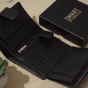 Cartera de cuero personalizada para hombre, regalo para papá primerizo, cartera personalizada para novio, papá, esposo, abuelo, cumpleaños, regalo del Día del Padre