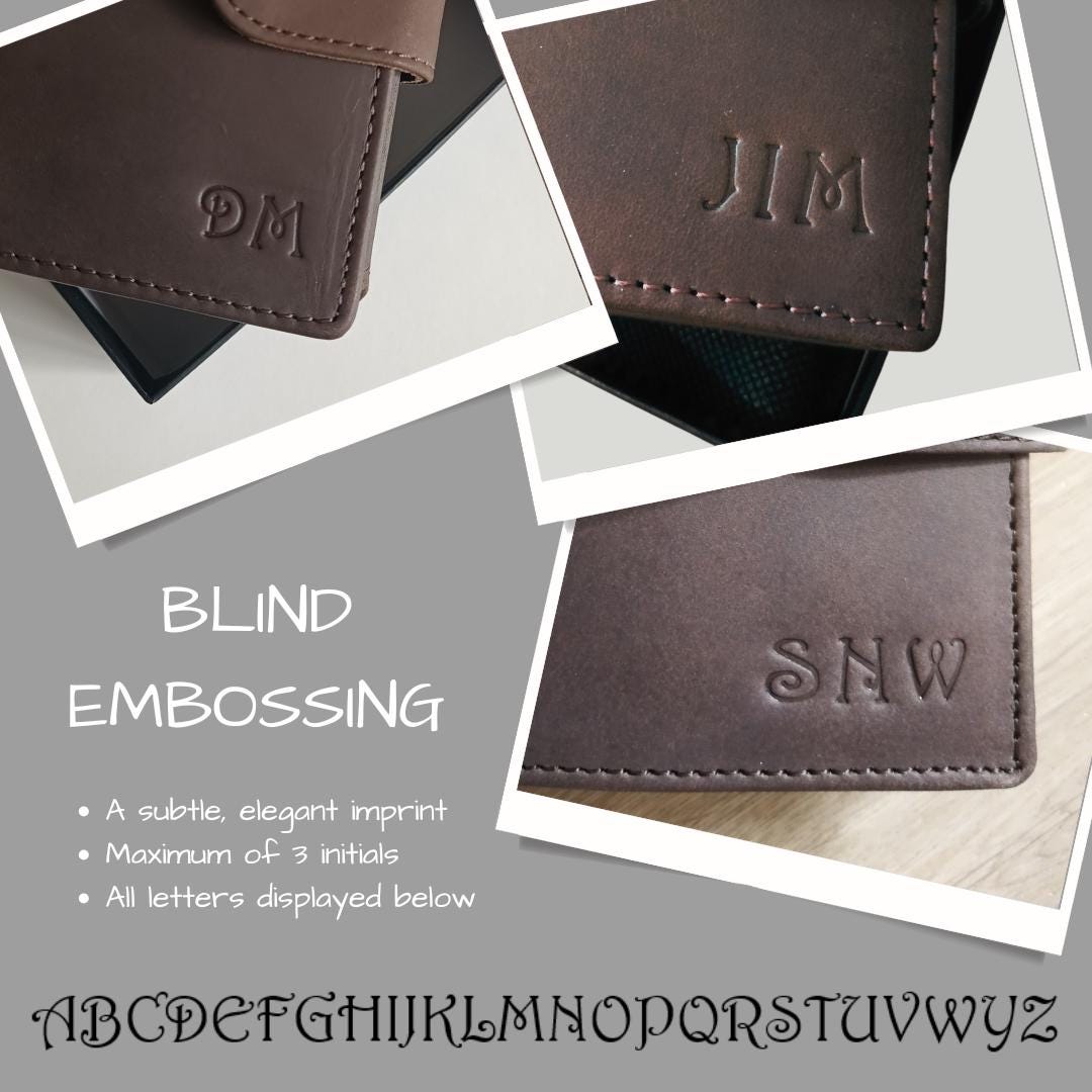 Portafoglio Uomo Personalizzato Con Foto E Nome – RFID, Slim, In Pelle PU, 6 Slot Carte, Regalo Per Papà (Style 2)