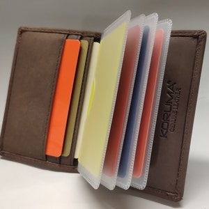 Porta carte di credito personalizzato, porta carte da viaggio, porta carte sottile, portafoglio in pelle con protezione RFID per compleanno, anniversario, regalo per la festa del papà