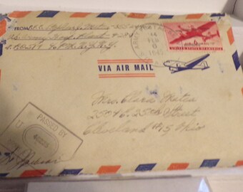 6 Cent Airmail Stamp Etsy