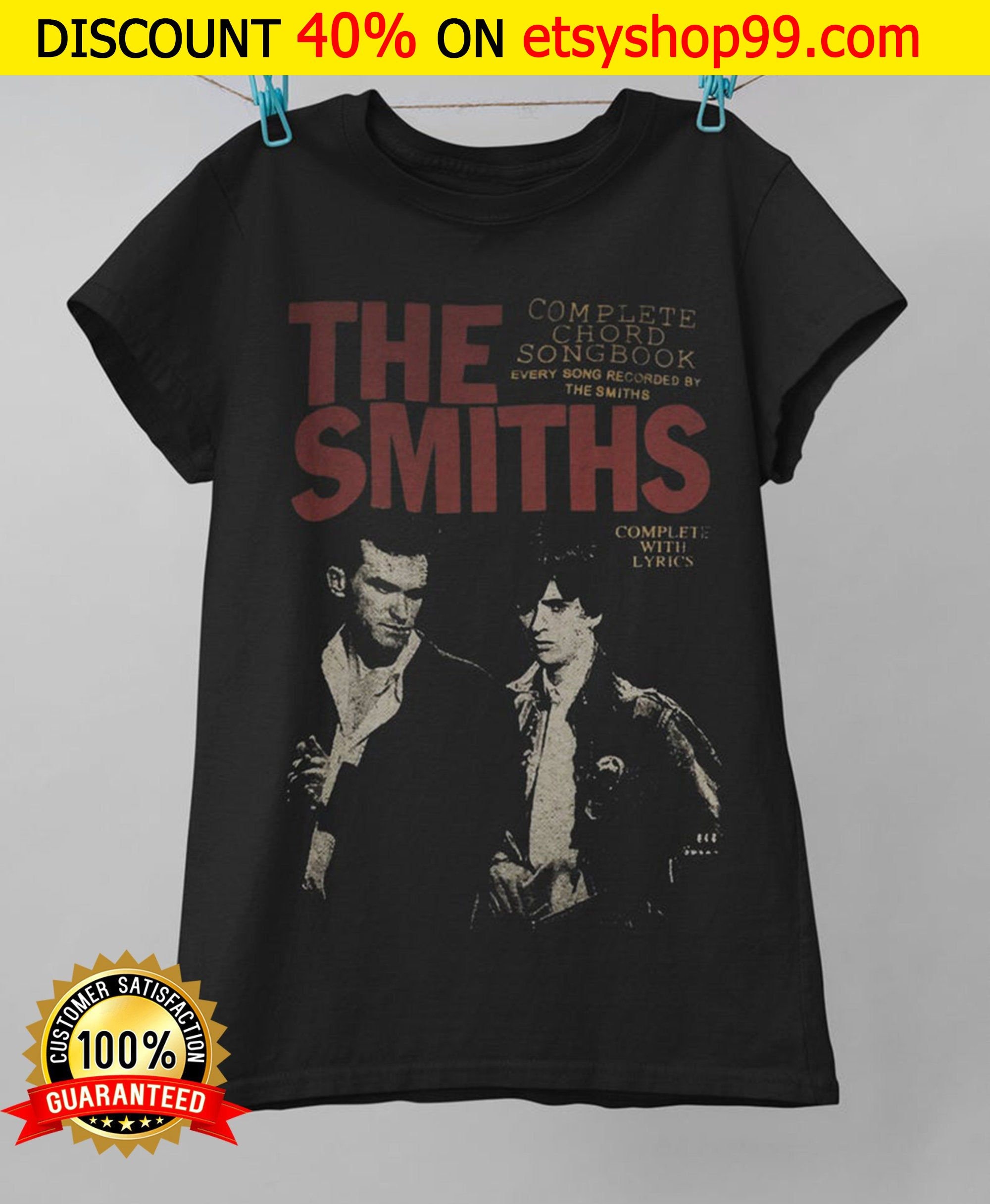 Discover AL298 - The Smiths T-Shirt, The Smiths Vintage Retro Design T-shirt, The Smiths Shirt