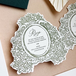 The Salubria Letterpress Invitation Suite - Letterpress Wedding Invitations, Luxury, Timeless, Bespoke, Elegant, Sophisticated
