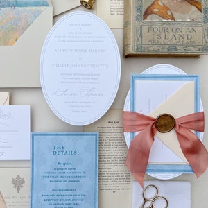 The Shallowford Letterpress Invitation Suite - Letterpress Wedding Invitations, Luxury, Timeless, Bespoke, Elegant, Sophisticated, Romantic