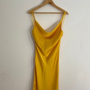 Topshop Yellow Dress Etsy