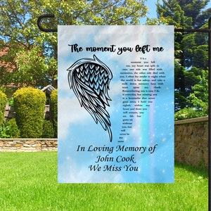 In Memory Flag, Personalized Memorial Flag, Cemetery Decoration, Remembrance Flag