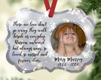 Memorial Christmas Ornament Memorial Ornament Christmas - Etsy