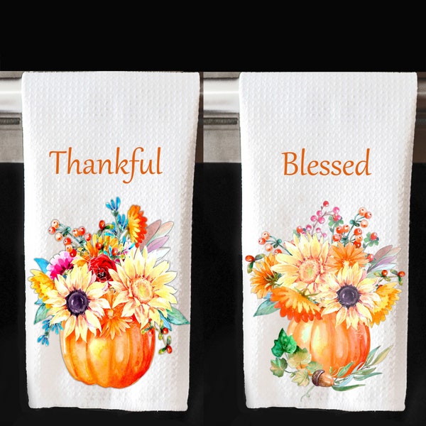 Floral Kitchen Towel Etsy