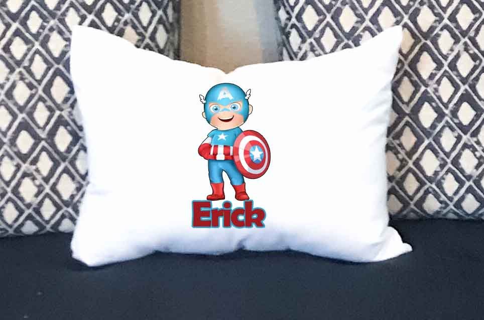 Captain America Pillowcase Superhero Pillow Cover Etsy