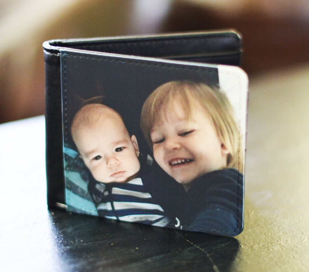 Personalized Mens Wallet Mens Photo Wallets Gifts for Men Etsy