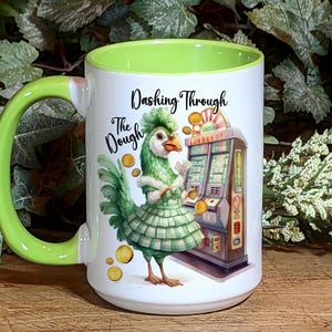 Funny Casino Gifts, Casino Novelty Mugs, Casino Slot Player Mug, Gambling Gifts, Funny Novelty Mug, Slot Machine Decor, Casino Chicken Cup