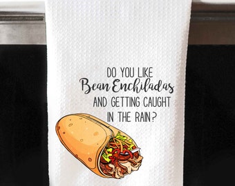 Funny Kitchen Towels, Song Lyric Towels, Dish Towels, Kitchen Decor, Hand Towels,