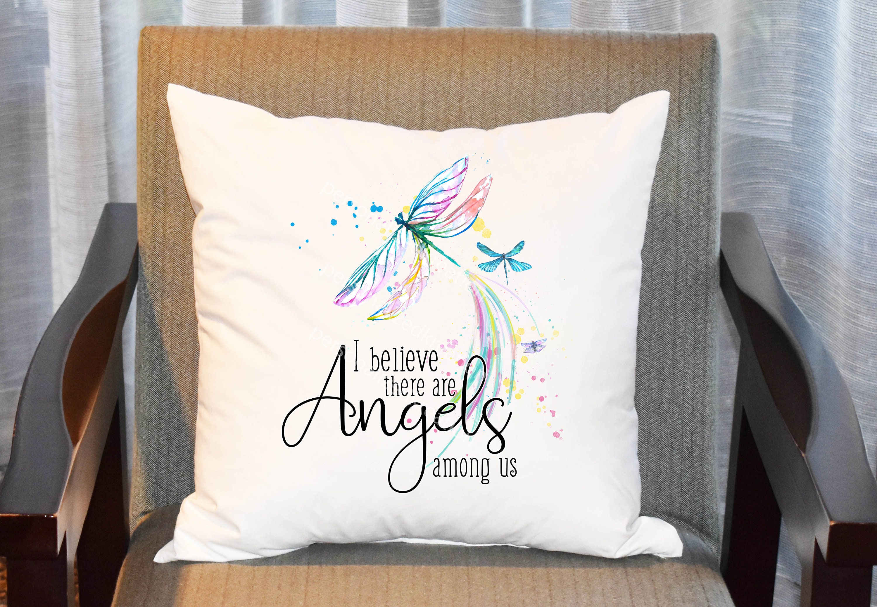 Dragonfly Angels Among Us Funda de almohada Funda de almohada de