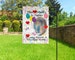 Happy Birthday In Heaven Flag, Personalized Flag, Sympathy Flag, In Memory Flag, Cemetery Decoration 