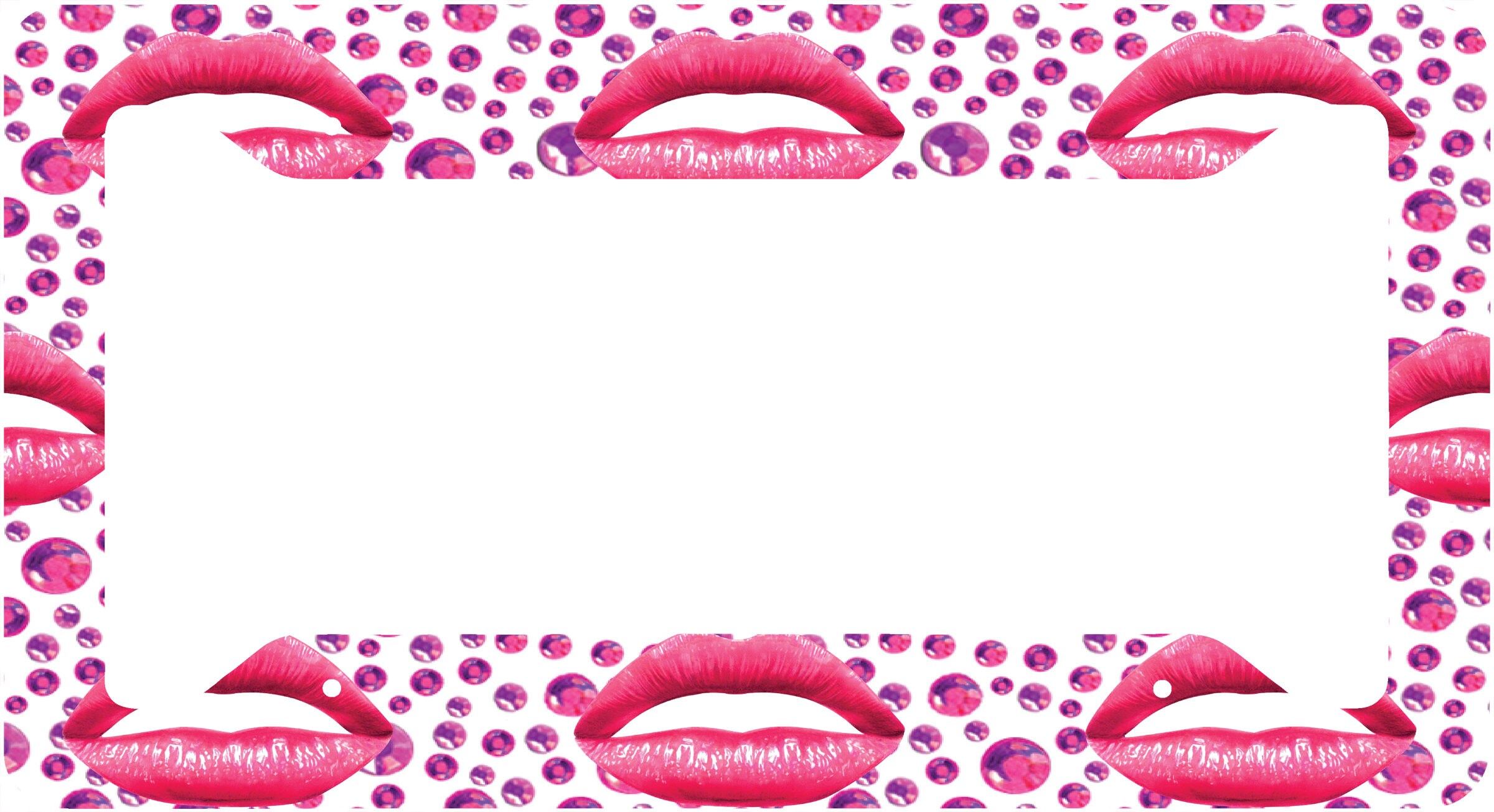 Lips License Plate Frame Personalized Frame Lips Car Tag Etsy