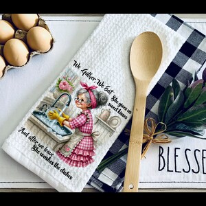 GCFET Grammy Gifts Kitchen Towels - Grammy Gifts Dish Towel 16x24
