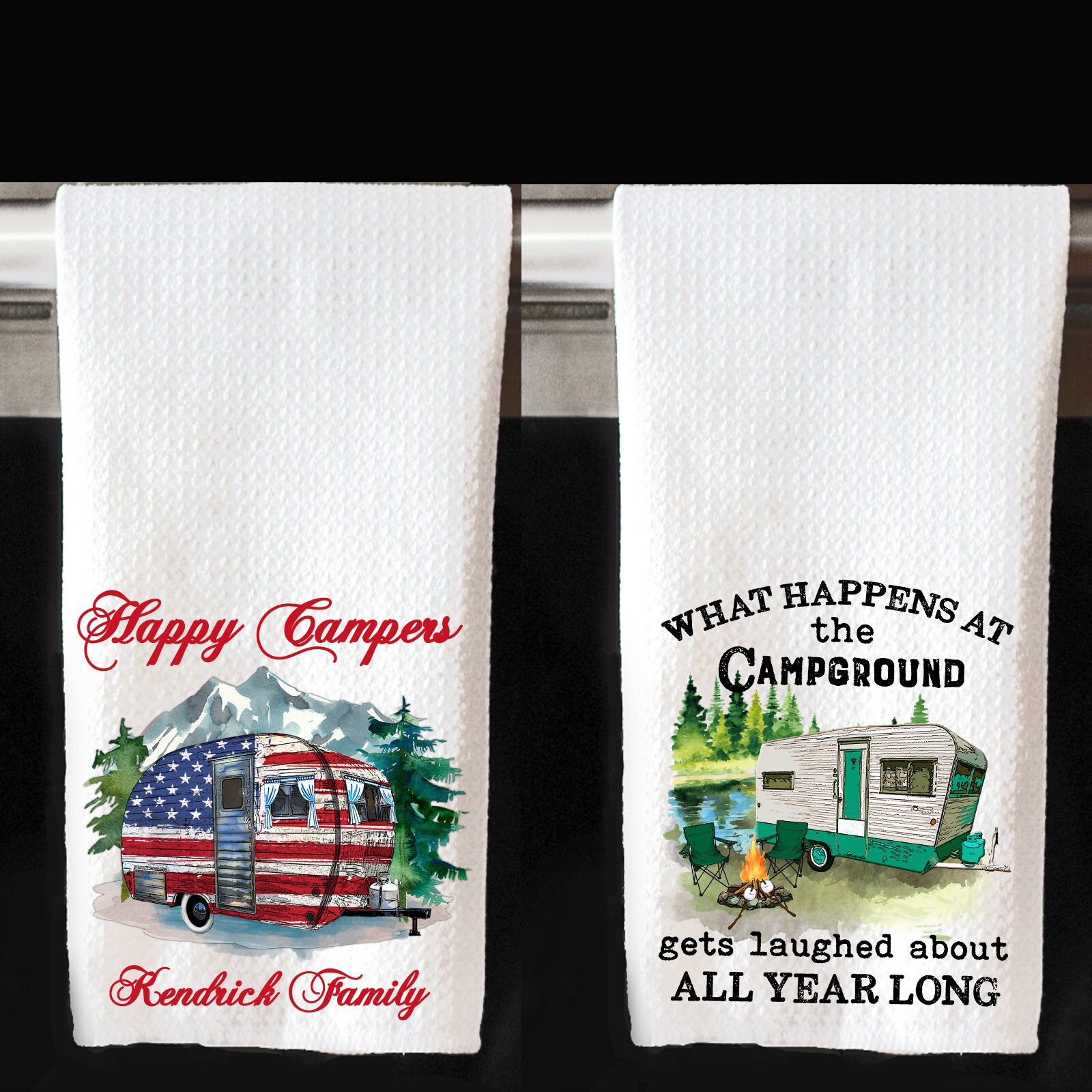 kunlisa Funny Camping Life Absorbent Kitchen Towels and Dishcloths 16×24  Inches Set of 4,Campsite RV Cabin Tent Hand Towel Dish Towel Tea Towel for  Kitchen Bathroom Decor,Campers Camping Lovers Gifts - Yahoo