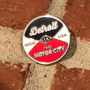 Enamel Pin - Detroit Reel