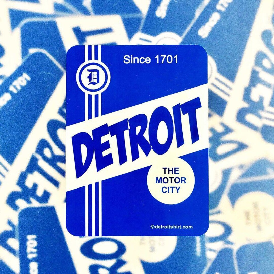 Sticker - Detroit Label - Etsy