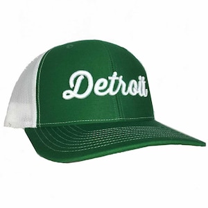 Hat - Detroit Thirsty Kelly White Richardson Snapback