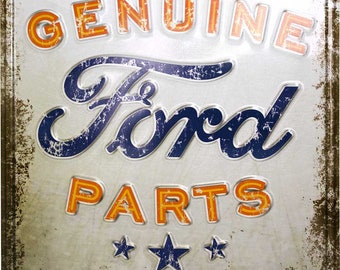 Metal Sign - Genuine Ford Parts