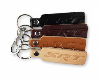 Keychain - Dodge SRT leather
