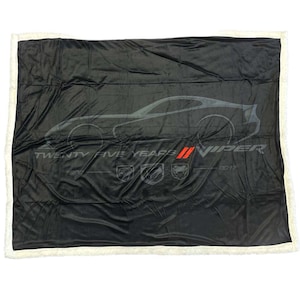 Dodge Viper 25 Jahre Sherpa Decke