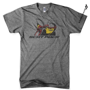 Mens Triblend Dodge Scat Pack T-shirt (Grey)