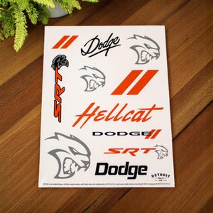 Sticker - Dodge Hellcat Sheet