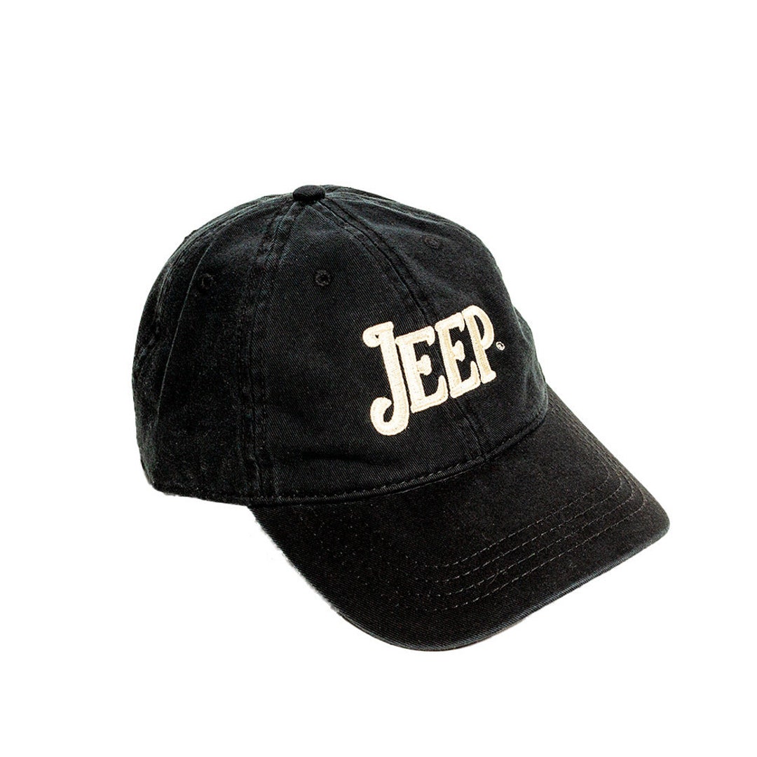 Hat Jeep Vintage Chino Twill Black