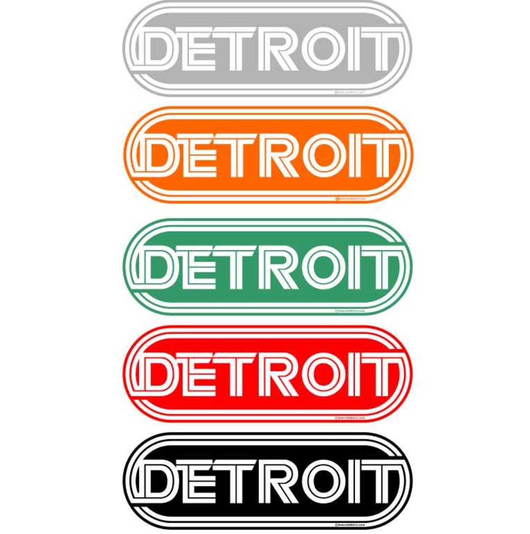 Sticker - Detroit Wrap - Etsy
