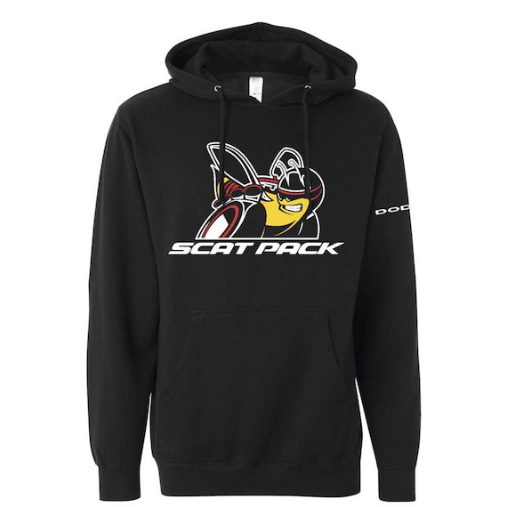 Dodge Scat Pack Hoodie Sweatshirt Black - Etsy