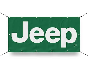 Banner - Jeep® Text (color options)