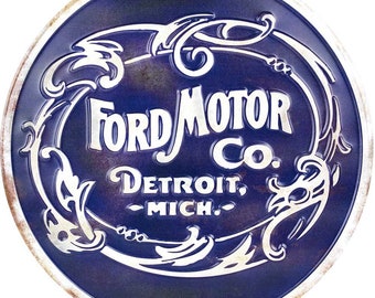 Metal Sign - Ford Motor Company Vintage Logo