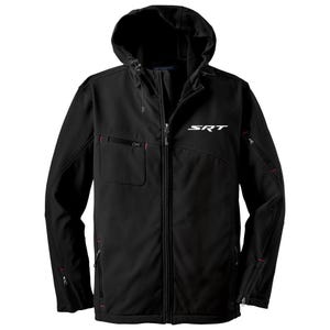 Mens Dodge® SRT Hooded Softshell Jacket - Black