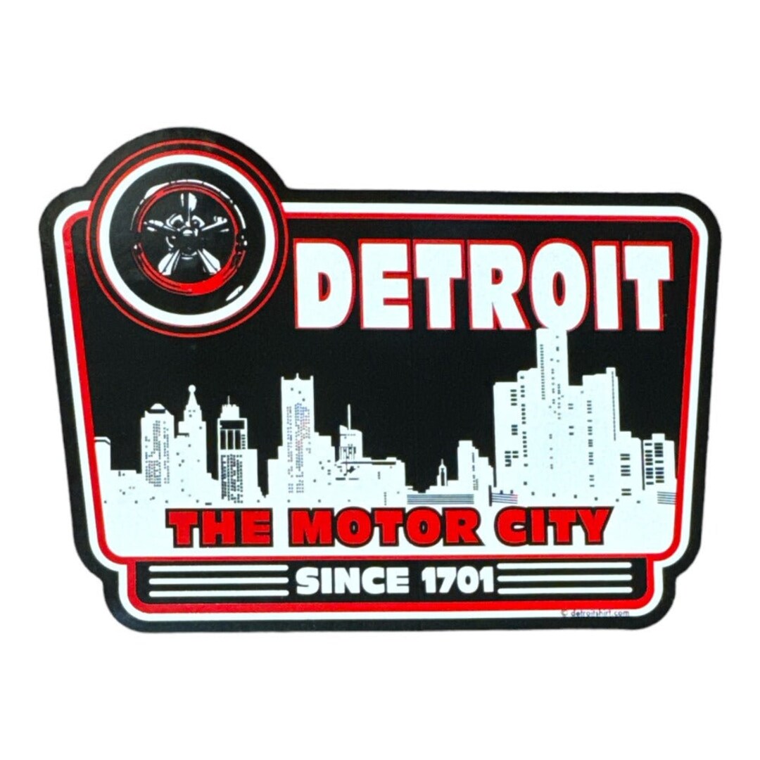 Sticker - Detroit Marquee - Etsy