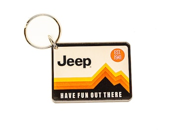 Sleutelhanger - Jeep Have Fun Out There (Acryl)