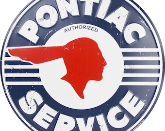 Metal Sign - Pontiac Service