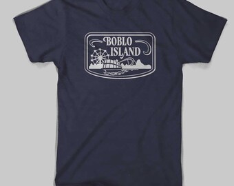 Mens Boblo Island T-shirt (Navy)