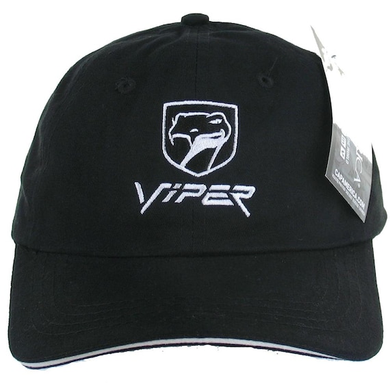 Hat Dodge Viper Sneaky Pete Black White Etsy