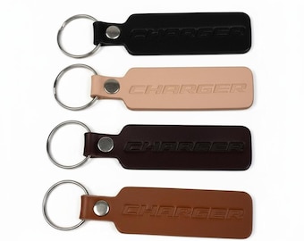 Keychain - Dodge Charger Leather